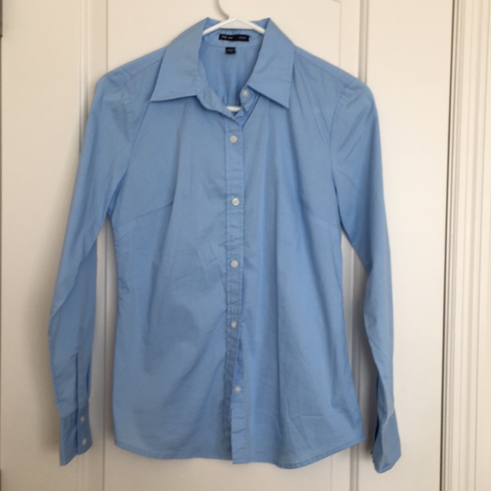 Gap, Light blue button down. Never worn.